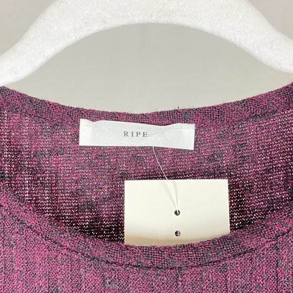 NWT Ripe Women's Cold Shoulder 3/4 Three Quarter Length Sleeve Knit Fabr… - Picture 4 of 7